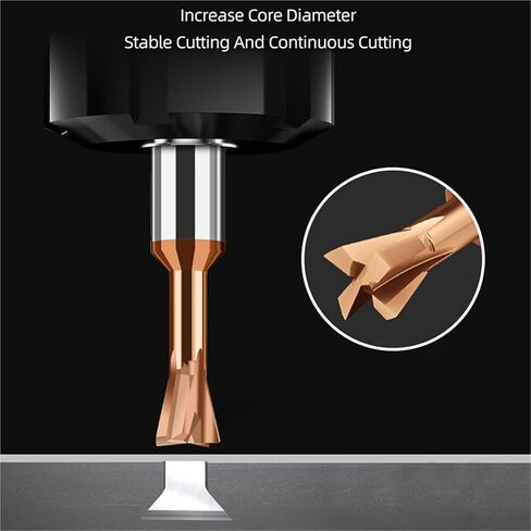 Carbide Dovetail Milling Cutter 45° 60° 75° CNC Tools Tungsten Steel End Mills(45°,Coated,D3x50L) in Saudi Arabia
