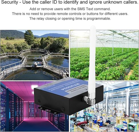 جهاز التحكم في الوصول إلى الهاتف المحمول POCREATION RTU5024 GSM، مفتاح التحكم عن بعد، بدون رسوم مكالمات، أمان، إضافة أو إزالة المستخدمين، للمكالمات المعتمدة لتطبيقات التحكم الصناعية in Kuwait