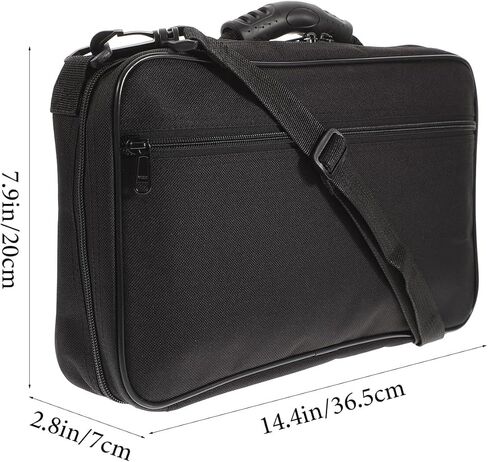 Luxshiny Portable Oboe Pu Leather Case Set 2pcs Oboe Storage Boxes with Carrying Bag Carrying Case for Travel and Protection in Kuwait