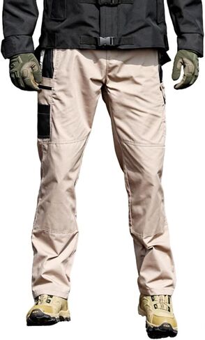 Men's Tactical Pants for Outdoor Work & Hiking, Water-Resistant Ripstop Cargo Pants with Multi-Pockets in Saudi Arabia