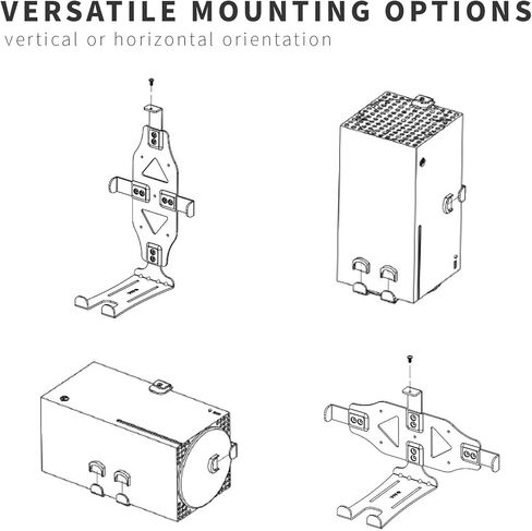 Wall Mount Designed for Xbox Series X, Horizontal & Vertical Orientation in Saudi Arabia
