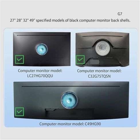 BN96-42913A BN61-14898A Monitor Wall Mount Adapter Bracket Accessories, Compatible For Samsung, Compatible With Odyssey, G6 G7 27" 28" 32" 49" Bracket Replacement Parts. in Kuwait