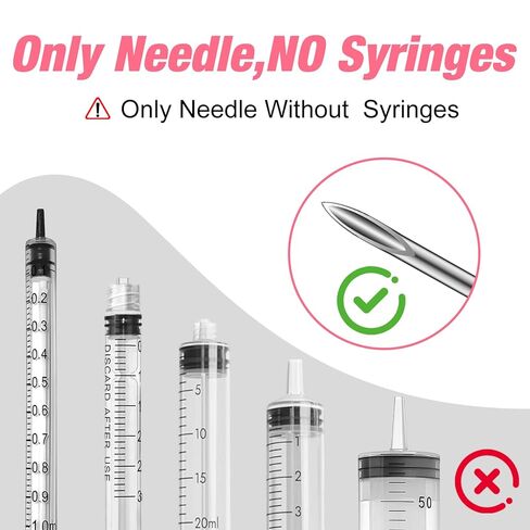 18Ga 100 حزمة إبرة حقن معقمة للاستعمال مرة واحدة مقاس بوصة واحدة مع غطاء لملحقات إبرة التوزيع العلمية والصناعية in Kuwait