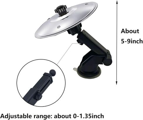 Car Crash Cymbal, Adjustable Suction Cup Style Mini Drum Car Cymbal for Drummers and Music Lovers Silver in Saudi Arabia