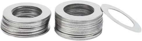 Washers,flat washer, Lock washers 20pcs Adjusting Gasket, Thickness 0.2Mm Stainless Steel Flat Washers Assortment, M10 to M20 Washer(M13x19) in Kuwait