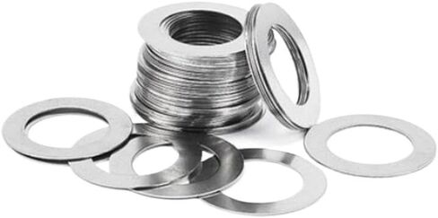 Washers,flat washer, Lock washers 20pcs Adjusting Gasket, Thickness 0.2Mm Stainless Steel Flat Washers Assortment, M10 to M20 Washer(M13x19) in Saudi Arabia
