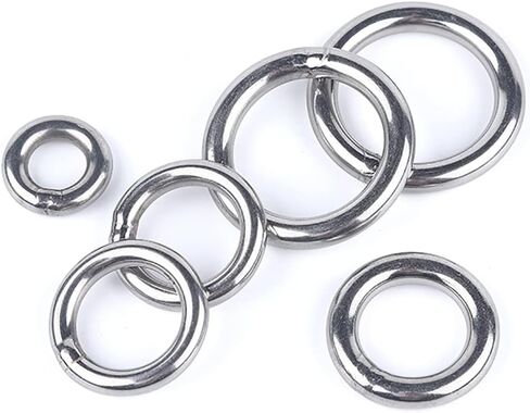 Washers,flat washer, Washers 5 Pieces M3 Set for Ships Hanging Rings for Boats Sliver Washer Stainless Steel Himejiya Round Ring with Strap Fastener(M3*20) in Kuwait