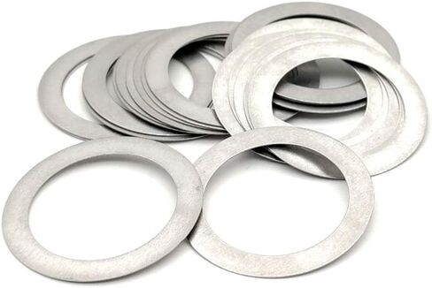 Washers,flat washer, Lock washers 10PCS Thickness 1mm Ultra Thin Adjusting Flat Washer, M20 M22 M25 Spacer Gasket, d c 20 30 35 Mm Washers(25x32) in Kuwait