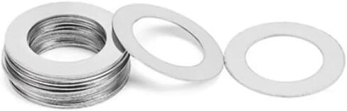Washers,flat washer, Washers 10/20pcs Sliver Washer Stainless Steel Super Flat Thin Gasket Shim Plain Rings M9 M10 M12 M13 M14 M15 M16 M17 M18 M20 M22 M25 M30 Fastener(Thick 0.5mm,M10x16mm 20pcs) in Saudi Arabia