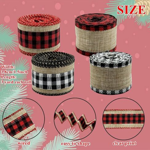 4 Rolls Halloween Wired Edge Ribbon 12 Yard Spider Web Bat Skull Pumpkin Dot Printed Ribbons Wrapping Ribbon for Halloween Party Bow Wreath Craft Decor in Kuwait