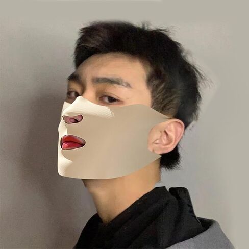 Cooling Face Cover Women Face Sun Protection for Running Climbing Traveling Shopping Riding Beige in Kuwait