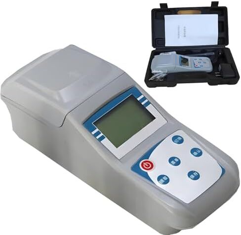 مجموعة أدوات قياس التعكر المحمولة، مقياس التعكر الرقمي مع شاشة عرض بإضاءة خلفية LED، نطاق قياس 0-200 NTU، يتضمن حقيبة حمل لاختبار جودة المياه in Kuwait