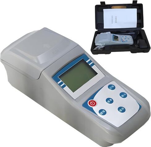 مجموعة أدوات قياس التعكر الرقمية المحمولة، مقياس التعكر المحمول مع شاشة LED بإضاءة خلفية، نطاق قياس 0-200 NTU، يتضمن حقيبة حمل لاختبار جودة المياه - ZD-10A in Kuwait