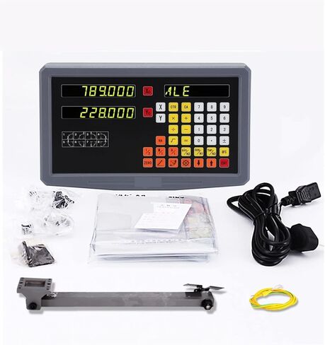 Linear Scale, 2/3 Axis DRO Set Digital Readout Kit with Grating Ruler Linear Scale Linear Encoder 5μ 20~1020mm for Lathe Milling,1-3 axis DRO Set 5um in Saudi Arabia