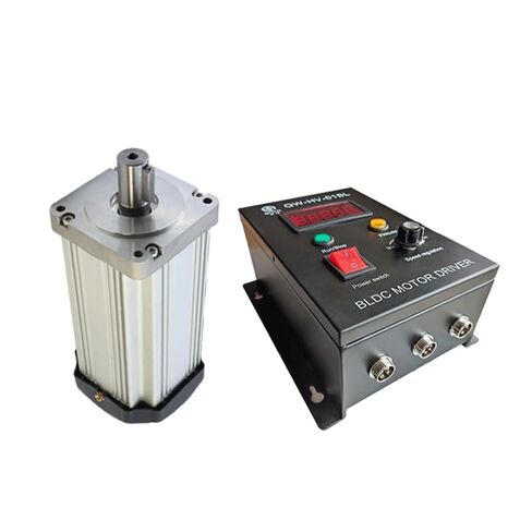 QW80BL007-550 110V 3000/6000RPM 550W 1.75N.M/0.87N.M 80 مم محرك DC DC عالي السرعة منخفضة الضوضاء محرك BLDC مع برنامج التشغيل (110V-550W 6000 دورة في الدقيقة) in Kuwait