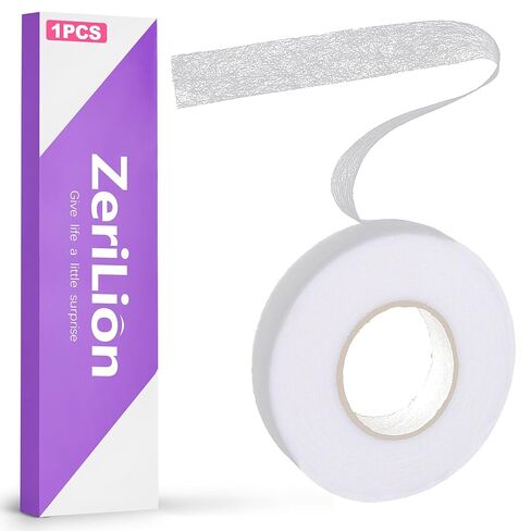 No-Sew Iron-On Hem Tape, 2cm x 70 Yards Strong Adhesive Fabric Fusing Tape for Clothing, Washable Hemming Strip for Pants Curtains Dresses (White) in Saudi Arabia