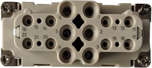 Rectangular heavy-duty connector HDC HK-006.1/12-F K6/12-F in Saudi Arabia