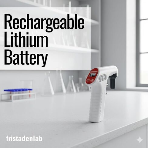 وحدة تحكم الماصات الكهربائية من فريستادن لاب - حشو ماصات آلي بمحرك لماصات 0.1-80 مل - سرعة قابلة للتعديل، تصميم مريح مع بطارية قابلة لإعادة الشحن in Kuwait