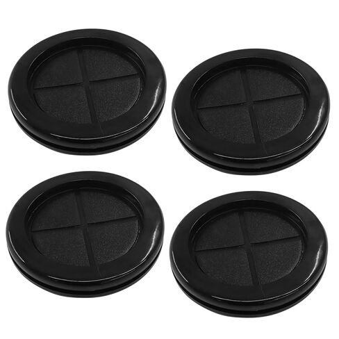Hordion 4 Pcs Rubber Grommets 2" ID, 2-1/2" Drill Hole Cable Grommet Rubber Hole Plugs, Double Sided Round Firewall Plug Grommet for Wire Protection in Saudi Arabia