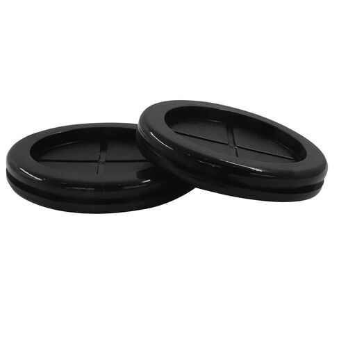 Hordion 4 Pcs Rubber Grommets 2" ID, 2-1/2" Drill Hole Cable Grommet Rubber Hole Plugs, Double Sided Round Firewall Plug Grommet for Wire Protection in Saudi Arabia