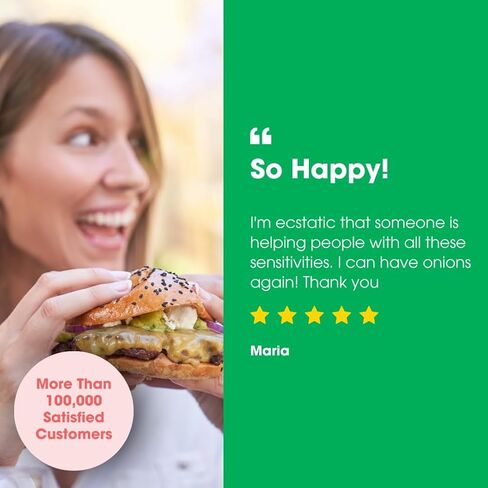 Intoleran Fibractase 1200 إنزيمات هضمية - 36 كبسولة | ملحق لعدم تحمل الفركتانز والجلاكتانز | يساعد على هضم الكربوهيدرات؛ حبوب وبقوليات وبصل وثوم وقمح | نقي ونباتي in Kuwait