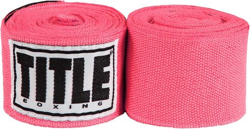 Title Boxing Elastic Mexican Hand Wrap, Neon Pink, 180" in Kuwait