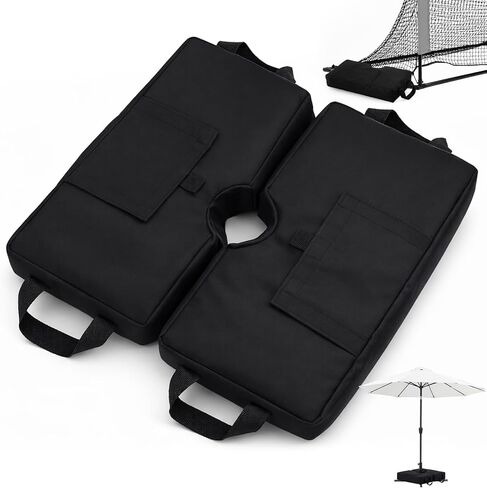 أكياس رمل للوزن، أكياس رمل شبكية رياضية Laelr 2 بوزن 70 رطل، مرساة قاعدة ثقيلة الوزن لأهداف كرة القدم، وحلقة كرة السلة، وشبكات الجولف، وشبكات كرة القدم، وشبكات الهوكي، وقاعدة المظلة (بدون رمل) in Kuwait