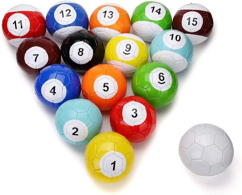 Giant Inflatable Soccer Pool Table Football Pool Pitch Billiards Inflatable Football Billiard Game with PVC mat, air Blower, 16 Balls for Party, Event in Saudi Arabia