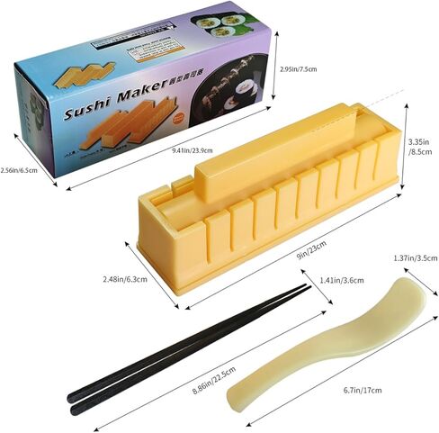Sushi Maker, Sushi DIY Mold Set - Easy Sushi Making Kit, Help to Make Round Shaped Sushi in Kuwait
