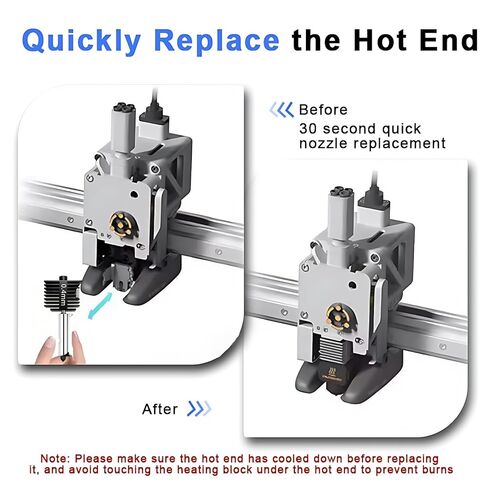4 Pack 0.2MM 0.4MM 0.6MM 0.8MM A1/A1 Mini Hotend Kit for Bambu Lab 3D Printer - 0.2/0.4mm Hardened Steel Replacement Nozzle High-Temperature Extruder Print Head for Bambu Lab 3D Printer Accessories in Saudi Arabia