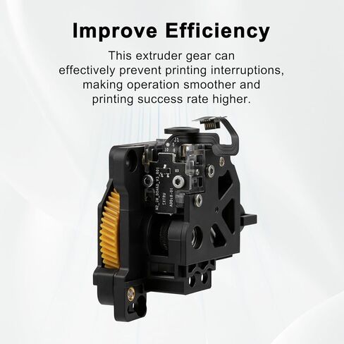 Stainless Steel P1 Extruder Unit for Bambu Lab P1P/P1S 3D Printer with Dual Gears for Increased Extrusion Force & Filament Run-Out Detection in Saudi Arabia
