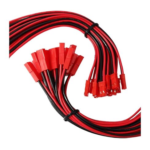 fengpeng 10 Pairs 20 AWG JST Plug Connector 2-pin Male Cable Suitable for LED Light Strip Remote Control Toy Battery(15CM 10 Pairs) in Saudi Arabia