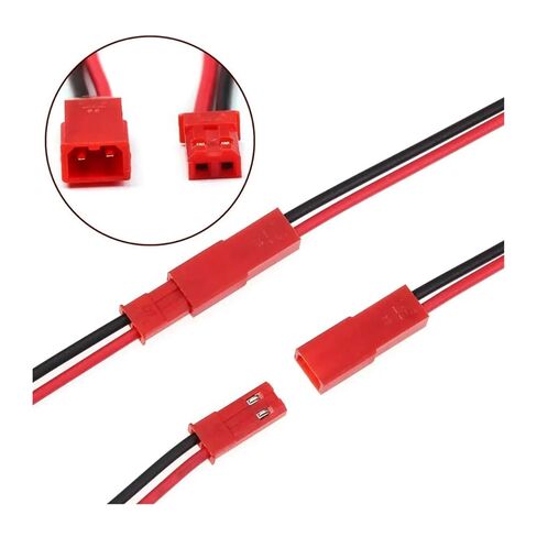 fengpeng 10 Pairs 20 AWG JST Plug Connector 2-pin Male Cable Suitable for LED Light Strip Remote Control Toy Battery(15CM 10 Pairs) in Saudi Arabia