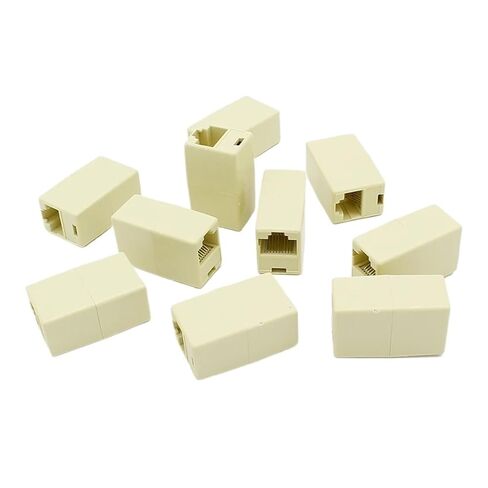 Fengpeng IMC Hot 10 قطعة RJ45 8P8C منافذ مزدوجة أنثى التوصيل موصل الهاتف in Kuwait