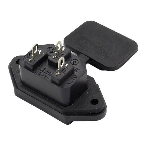 Fengpeng 2 قطعة مقبس طاقة تيار متردد، مفتاح مصهر مع موصل غطاء مقاوم للماء in Kuwait