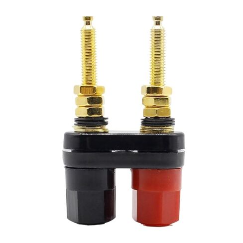 fengpeng 1pcs Gold Plated Banana Plug Connector Speaker Amplifier Extended Terminal Binding Post in Saudi Arabia
