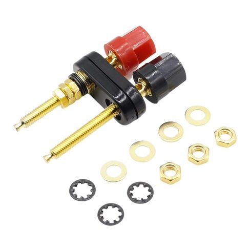 fengpeng 1pcs Gold Plated Banana Plug Connector Speaker Amplifier Extended Terminal Binding Post in Saudi Arabia