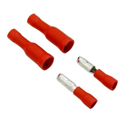 fengpeng 50 X أحمر ذكر أنثى رصاصة موصل تجعيد محطات الأسلاك in Kuwait