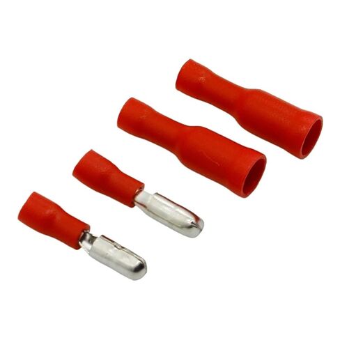 fengpeng 50 X أحمر ذكر أنثى رصاصة موصل تجعيد محطات الأسلاك in Kuwait