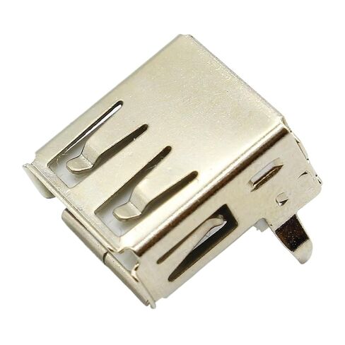 Fengpeng 10 قطعة/الوحدة USB 2.0 4Pin نوع موصل مقبس أنثى G54 قدم 90 درجة شحن نقل البيانات in Kuwait