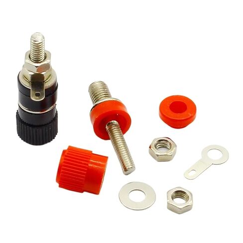 زوج واحد من Fengpeng (أحمر + أسود) لمكبر الصوت الطرفي، عمود ربط الموز، موصل تركيب لوحة جاك in Kuwait