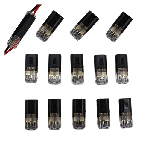 Fengpeng 10/20/30/50 قطعة 2 دبوس طريقة التوصيل سيارة موصل كهربائي مقاوم للماء سلك كابل السيارات (30 قطعة) in Kuwait