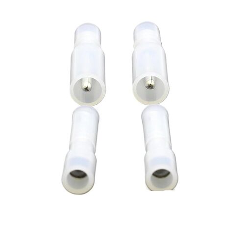 Fengpeng FRFNY+MPFNY 50 قطعة على شكل رصاصة أنثى ذكر عازل سلك موصل كهربائي محطة تجعيد لـ 24-18 AWG أبيض in Kuwait