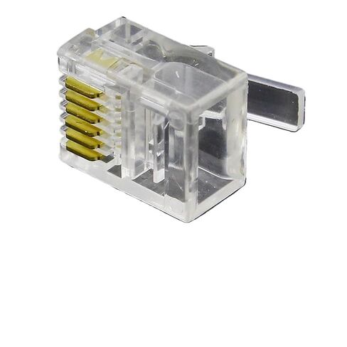 fengpeng RJ11 6P6C Modular Jack Network Male Plugs, 6 Pin, Telephone Connector in Saudi Arabia