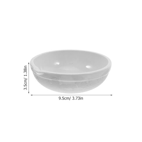 2 قطعة 100 مللي متر أطباق التبخر السيراميك مختبر أوعية ثقافة بيتري الأبيض الخزف مختبر ملحق للتجارب العلمية وثقافات لوحة أجار in Kuwait