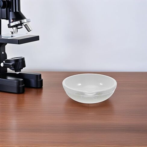 2 قطعة 100 مللي متر أطباق التبخر السيراميك مختبر أوعية ثقافة بيتري الأبيض الخزف مختبر ملحق للتجارب العلمية وثقافات لوحة أجار in Kuwait