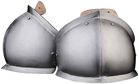 ARTIZANSTORE Medieval Knee Cops Armor SCA Armour 13th Century Cops Combat Armor SCA Fighting Silver Armor Halloween Costume in Saudi Arabia