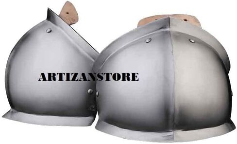 ARTIZANSTORE Medieval Knee Cops Armor SCA Armour 13th Century Cops Combat Armor SCA Fighting Silver Armor Halloween Costume in Saudi Arabia