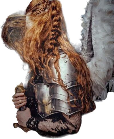 Medieval Knight Female Warrior Armor Cuirass Fantasy Brave Lady Armor Suit, Queen of Armor Costume Medieval Armor Halloween in Kuwait