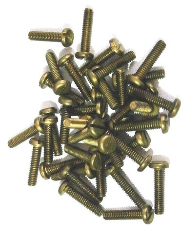 New Pack of 8/32 X 3/4 Slot Pan Machine Screw Brass Lot of 50#1678 Free Shipping Multi-Purpose Comprehensive Hardware Fastener Assortment Kit WnyNEH06385 in Saudi Arabia